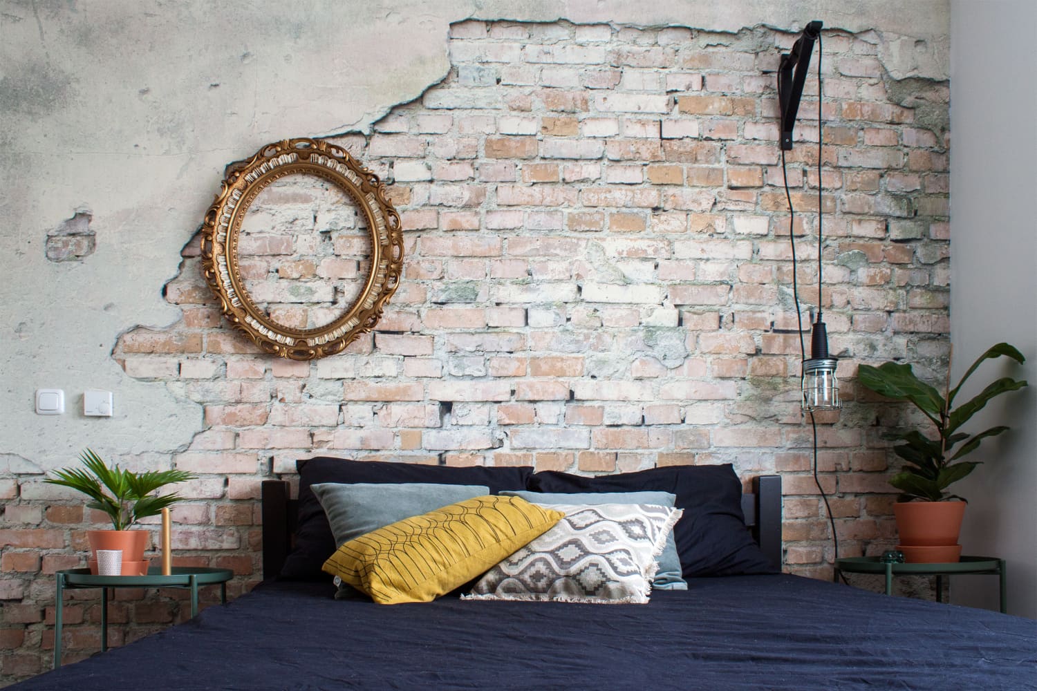 Command strips on painted brick sale